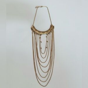 💖SALE 3x$15 Gold Chain Fringe Necklace